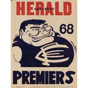 Carlton: 1968 original Weg poster. Fine condition (minor…