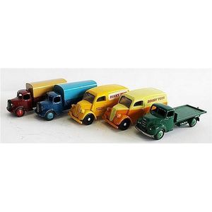 Five Dinky Toys Trucks, including 'Austin 30s' and 'Fordson'.…