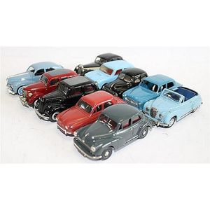Ten various model cars, including Quiralu, Tekno and Kenna. (10)