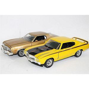 Two Ertl, '1976 Ford Gran Torino' and '1970 Buick' (2)