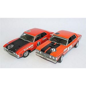Two Ford Falcon models, by auto Art and Classic Carlectibles (2)