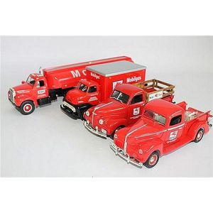 Two first gear models, 'Mac' and '1953 Ford', and two Ertl,…