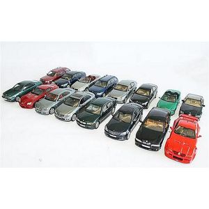 Sixteen various model cars, including Kyosho, Autoart, Schuco…