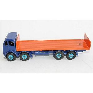 A Dinky Supertoys 'Foden flat truck', blue with orange tray…