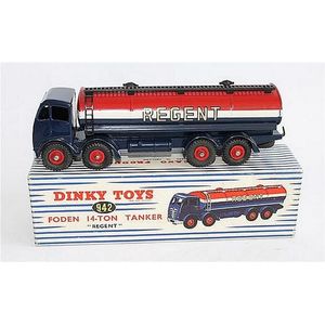 A Dinky Toys 'Foden 14-ton tanker 'Regent', blue, white and red,…