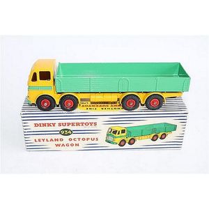 A Dinky Supertoys 'Leyland Octopus wagon', green and yellow,…