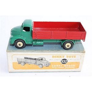A Dinky Toys 'Comet wagon with hinged Tailboard', red and green,…