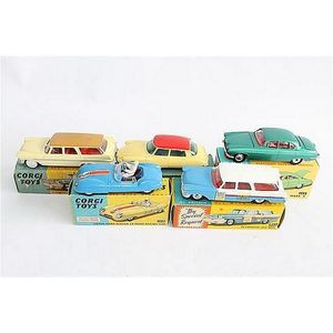 Boxed Corgi Toy Collection: Jaguar & Plymouth Mail Car - Branded ...