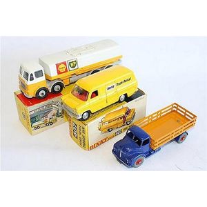 Three Dinky Toys, 'Ford Hertz Transit van', 'Shell BP fuel…