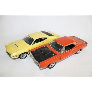 Two Ertl model cars, '1969 Dodge Coronet Super bee' and '1970…