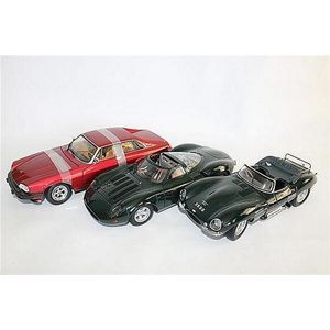 Two Autoart models, 'Jaguar XJ13' and 'Jaguar Xk SS', and a…