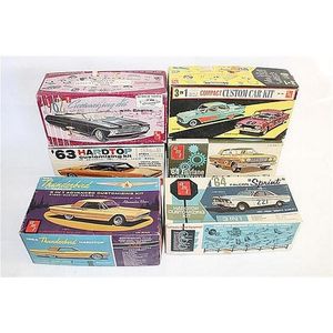 Six Amt model car Kits, including '1964 Falcon Sprint' and…