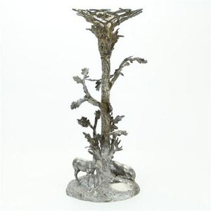 English hallmarked sterling silver Victorian centrepiece having…