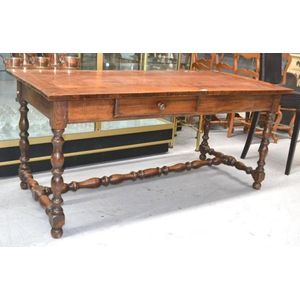 Antique French early 19th century farm house table, fitted with…