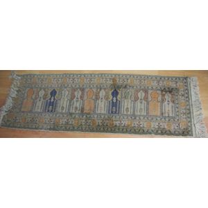 Turkish Wool & Silk Runner Rug - 60cm x 170cm - Rugs & Carpets ...