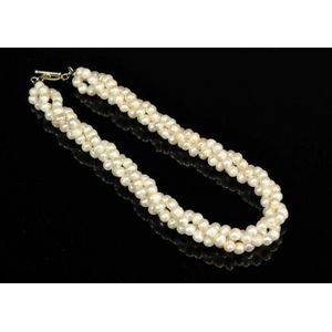 Triple Freshwater Pearl Necklace - 40cm Length - Necklace/Chain - Jewellery