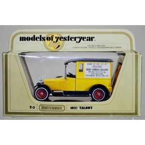 matchbox models of yesteryear price list