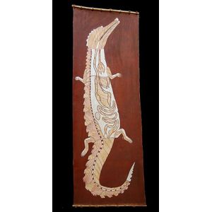 Dick Nguleingulei Murramurra (1920-1988) Kukuken ochres on bark…