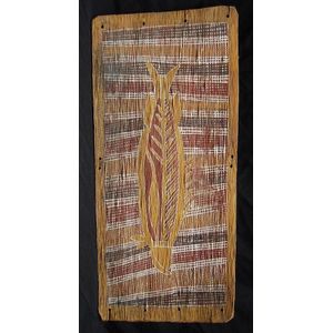 Two Arnhem Land bark paintings, c.1960's; 'Fish', north East…