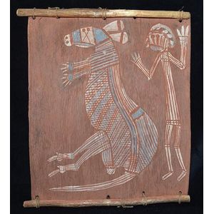 Yuwurnyuwurn Marruwarr 1928-1978 Mimi spirit and kangaroo…