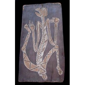 Bilinyarra Nabegeyo (c.1920-early 1990s) Mimi spirit ochres on…