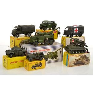 Vintage British Dinky Toys military vehicles and equipment - price ...