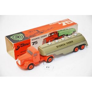 Rare Tekno 434 Scania Vabis, box missing end flaps (E-M box P)
