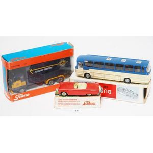 Three Tekno models, including 809 Ford Thunderbird; 950…