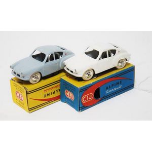 Two CIJ 3/50 Alpine Renault type mille Miles models (E-M boxes…