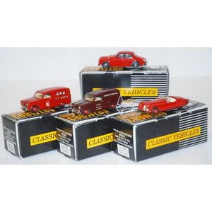 4 x gems & Cobwebs classic Vehicle collection models, including…