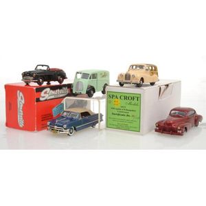 Five diecast models, including Pathfinder; Spa Croft;…