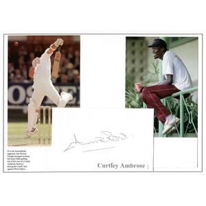 Cricket Autographs: collection beautifully presented on pages,…