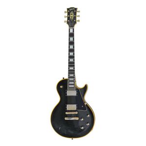 A Gibson Les Paul custom ebony electric guitar with OHSC, 1969,…