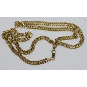9ct yellow gold necklace, weight 