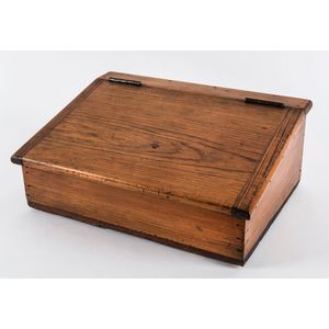 An Australian writing slope box, kauri pine, 19th century, 18…