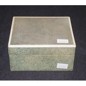 Art Deco Shagreen trinket box width 12 cm depth, 10.5 cm,…
