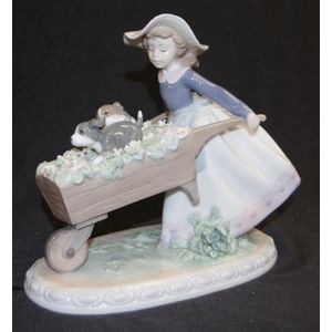 Vintage unsigned Lladro (Spain) ceramics - price guide and values 