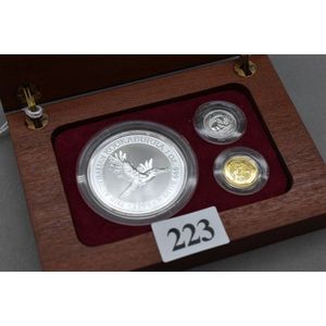 Perth Mint 999 silver, 9999 platinum and 9999 gold Australian…