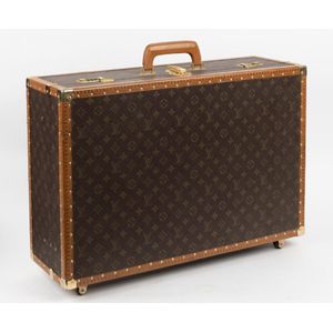 Louis Vouitton style suitcase, 66 cm wide