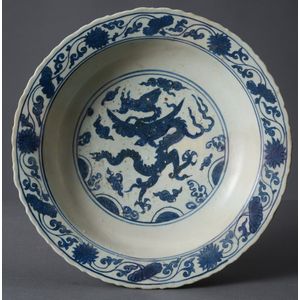 Ming Dynasty Yinglong Dragon Charger - Ceramics - Chinese - Oriental