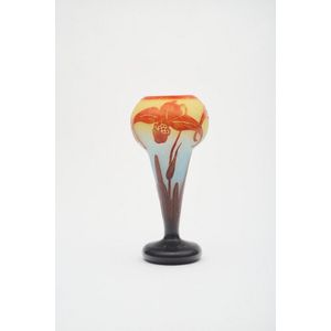 Charles Schneider (1881-1953), An Orchidees cameo glass vase,&hellip;