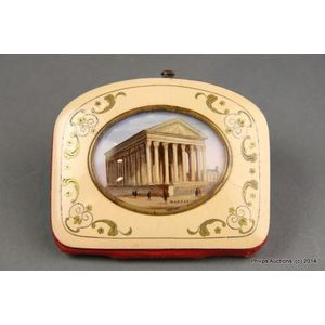 A French Communion purse. 1890s. The petite purse of arched…