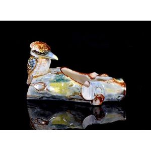 A Newtone pottery NSW kookaburra trough vase c.1940, by Daisy…