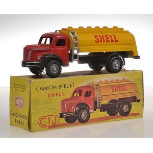 Rare CIJ 3/23 Camion Berliet 'Shell' tanker, Ex-lot Collectoys…