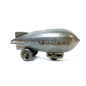 Kenton, USA: cast iron Pony Blimp pull along toy, c.1930, 12.5…