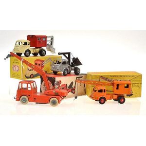 Four CIJ models, including an unboxed crane Ex-Lot Collectoys…