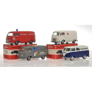 Four Tekno models, including two Tekno Taunus Transit 415…