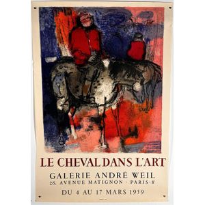 Le Cheval Dans L'Art, Galerie Andre Weil, Paris, original…