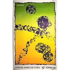 Pierre Alechinsky (b.1927), Copa del Mundo de Futbol 1982…