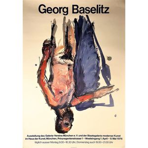 Georg Baselitz (b.1938), Germany, original colour lithographic…